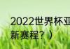 2022世界杯亚军？（世界杯2022最新赛程？）