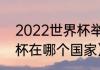 2022世界杯举办国家？（2022世界杯在哪个国家）