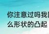 你注意过吗我国的盲道表面通常是什么形状的凸起