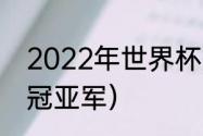 2022年世界杯冠亚军（2022世界杯冠亚军）