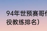 94年世预赛哥伦比亚成绩（阿根廷现役教练排名）