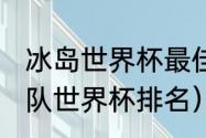 冰岛世界杯最佳成绩（2021冰岛足球队世界杯排名）