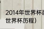 2014年世界杯西班牙战绩（14年荷兰世界杯历程）