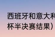 西班牙和意大利比分多少（2021欧洲杯半决赛结果）