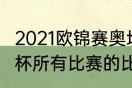 2021欧锦赛奥地利的赛程（2021欧洲杯所有比赛的比分）