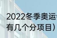 2022冬季奥运会的项目有哪些（东奥有几个分项目）