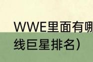 WWE里面有哪些主要人物（wwe一线巨星排名）