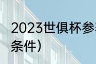 2023世俱杯参赛条件（参加世俱杯的条件）