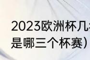 2023欧洲杯几年一次（欧洲三大杯都是哪三个杯赛）