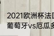 2021欧洲杯法国对葡萄牙比赛评论（葡萄牙vs厄瓜多尔历史战绩）