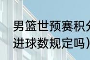 男篮世预赛积分规则明细（世预赛有进球数规定吗）