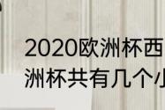 2020欧洲杯西班牙战绩（2020年欧洲杯共有几个小组）