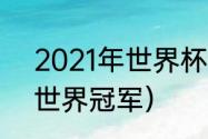 2021年世界杯冠军结果（2021足球世界冠军）