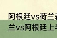 阿根廷vs荷兰裁判是哪个国家的（荷兰vs阿根廷上半场比分）