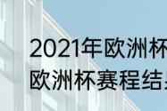 2021年欧洲杯赛程表及结果（2021欧洲杯赛程结果）