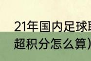 21年国内足球联赛决赛何时进行（中超积分怎么算）