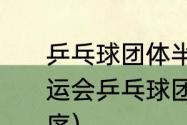 乒乓球团体半决赛如何对阵（东京奥运会乒乓球团体赛我国国家队出场顺序）