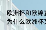 欧洲杯和欧锦赛，欧冠有什么区别（为什么欧洲杯又称欧锦赛）