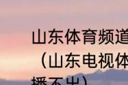 山东体育频道今年直播男篮旳比赛吗（山东电视体育频道在线直播为什么播不出）