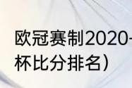 欧冠赛制2020-2021赛制（2020欧冠杯比分排名）