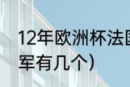 12年欧洲杯法国队阵容（拜仁欧冠亚军有几个）