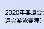 2020年奥运会女子篮球赛程（东京奥运会游泳赛程）