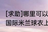 [求助]哪里可以买到意大利队球衣（国际米兰球衣上为什么会有中国汉字）