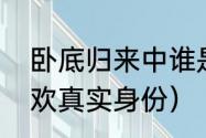 卧底归来中谁是林恺文（卧底归来杨欢真实身份）