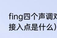 fing四个声调对应的汉字（fing网络接入点是什么）