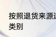 按照退货来源逆向物流可以分为哪些类别