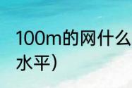 100m的网什么水平（100m的网什么水平）