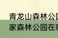 青龙山森林公园从哪里进去（海滨国家森林公园在哪）