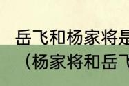 岳飞和杨家将是同一时期吗?能具体点（杨家将和岳飞哪个厉害）