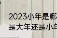 2023小年是哪天（2023年椴树开花是大年还是小年）