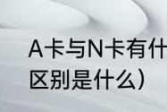 A卡与N卡有什么区别（a卡和n卡的区别是什么）