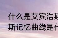 什么是艾宾浩斯记忆曲线啊（艾宾浩斯记忆曲线是什么）