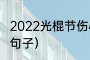 2022光棍节伤心短句（光棍节的损友句子）