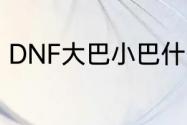 DNF大巴小巴什么意思？（dnf巴士）