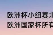 欧洲杯小组赛北马其顿战绩？（2021欧洲国家杯所有比分？）