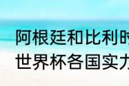 阿根廷和比利时离得远吗？（2022年世界杯各国实力排名？）