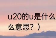 u20的u是什么意思？（u20的u是什么意思？）