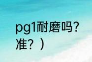 pg1耐磨吗？（PG1和PG2的分类标准？）