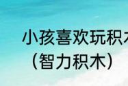 小孩喜欢玩积木可以往哪方面培养？（智力积木）