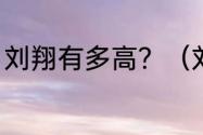 刘翔有多高？（刘翔夺冠栏是多高？）