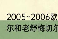 2005~2006欧冠射手榜？（小舒梅切尔和老舒梅切尔什么关系？）