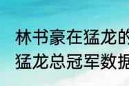 林书豪在猛龙的数据？（林书豪2019猛龙总冠军数据？）