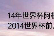 14年世界杯阿根廷所有比赛结果？（2014世界杯前八名分别是？）