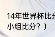 14年世界杯比分？（2014世界杯所有小组比分？）