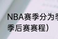 NBA赛季分为季后赛和什么？（nba季后赛赛程）