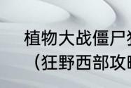 植物大战僵尸狂野西部第八天攻略？（狂野西部攻略）